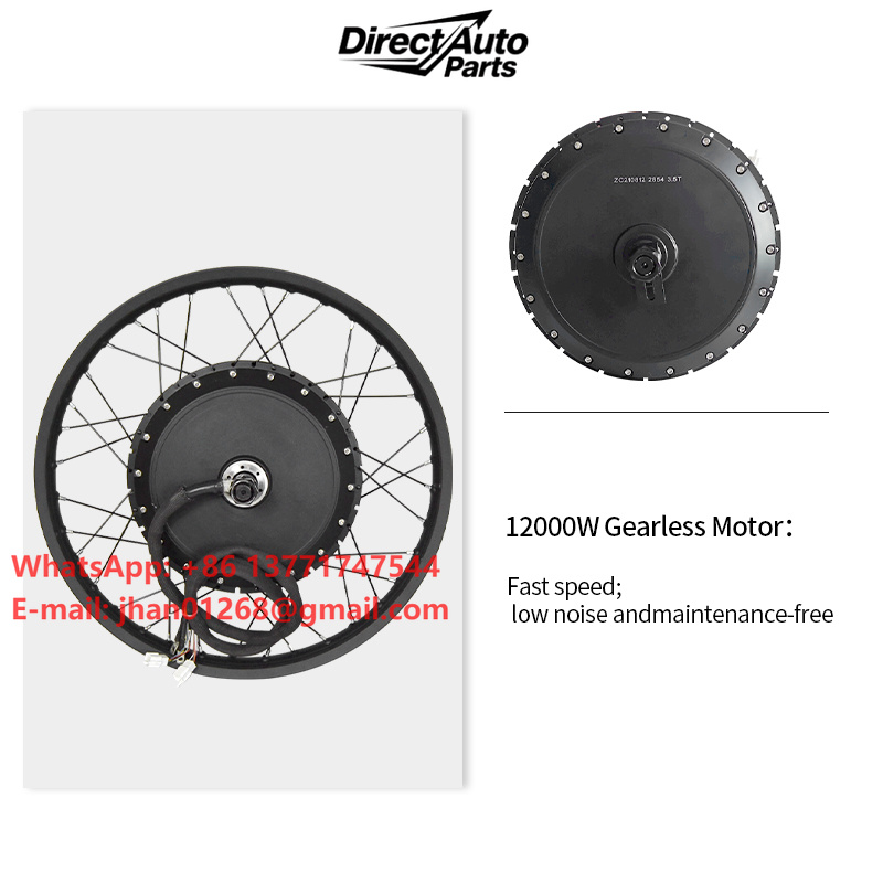 12000W Electric Motorcycle Hub Motor - Kit di Conversione per Moto Elettrica